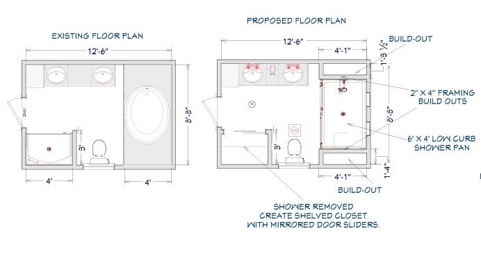 Bathroom Remodel Project - Plans Bathroom Remodel Project - Plans