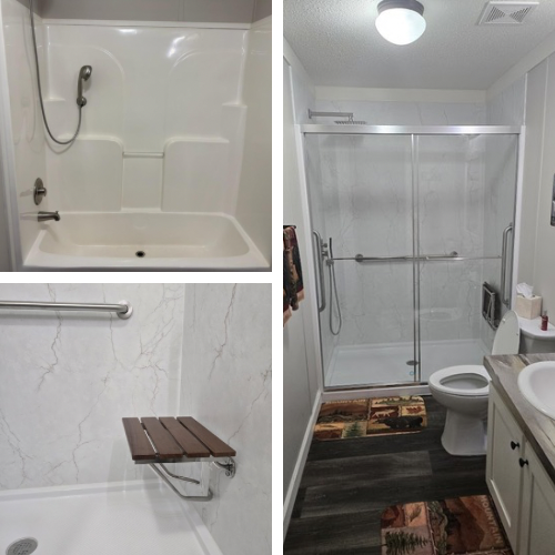 BATHROOM REMODEL - BEFORE & AFTER